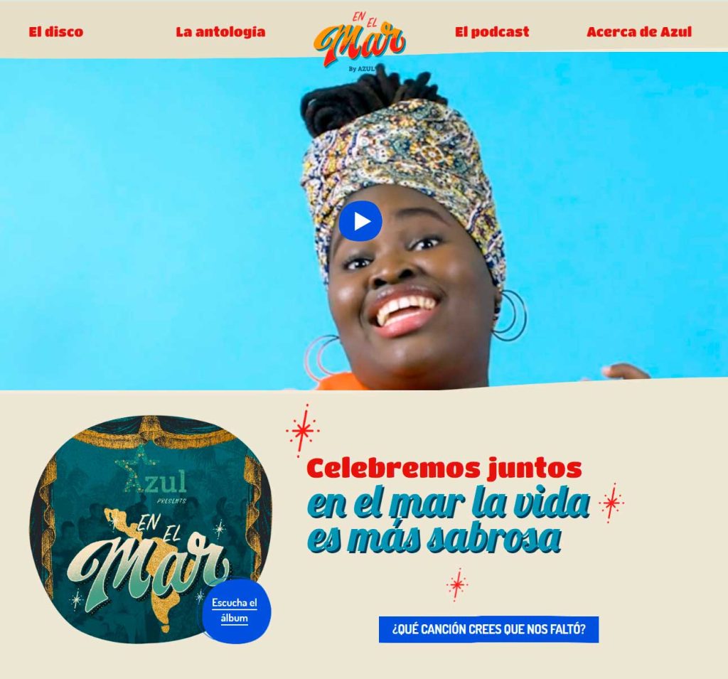 web proyecto El Mar